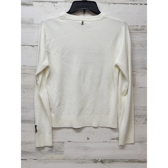 Southpole Sweater Women Extra Large Cream Y2K Style Retro - Picture 5 of 11